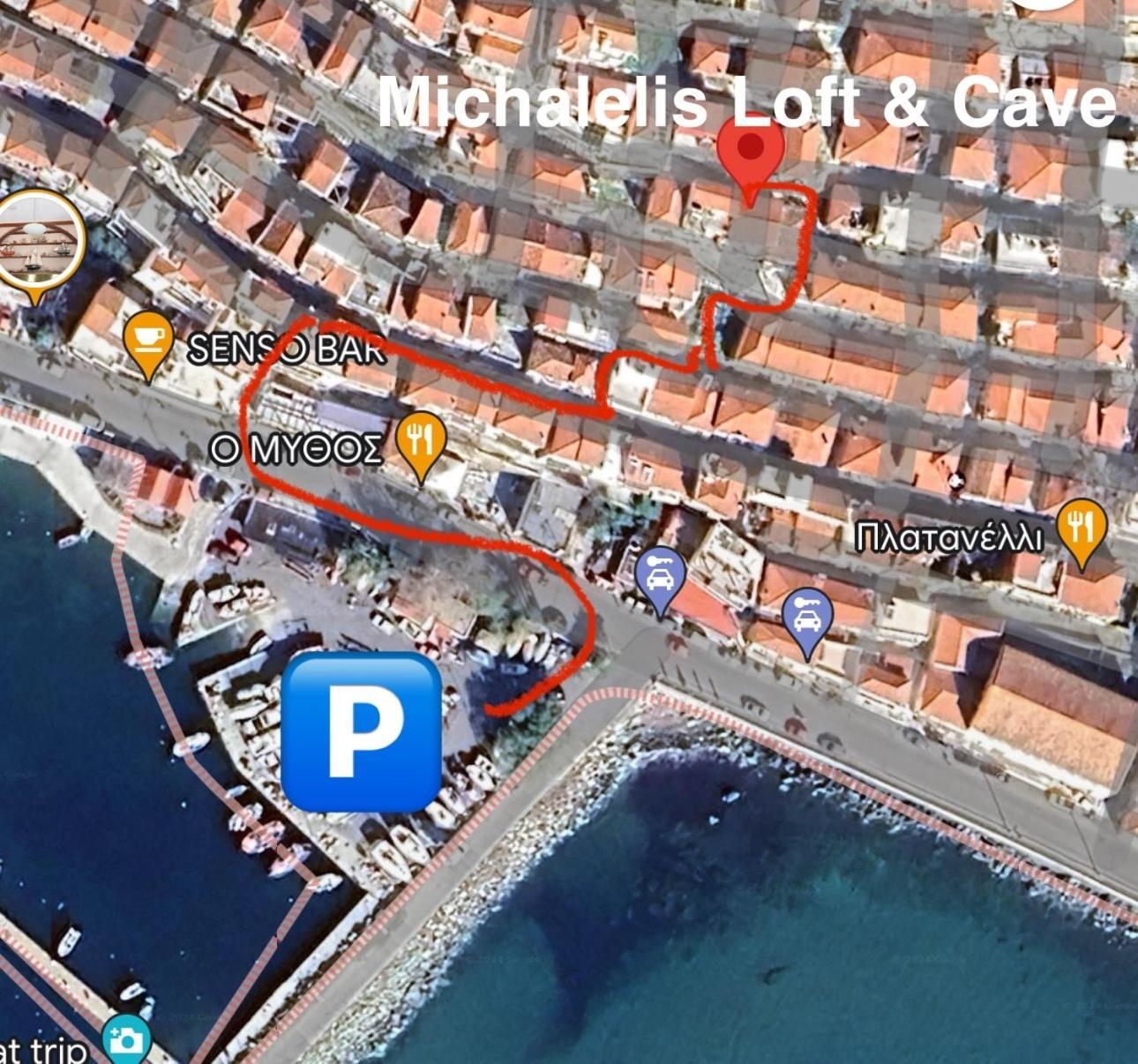 Apartmán Michalelis Loft & Cave Plomari Exteriér fotografie